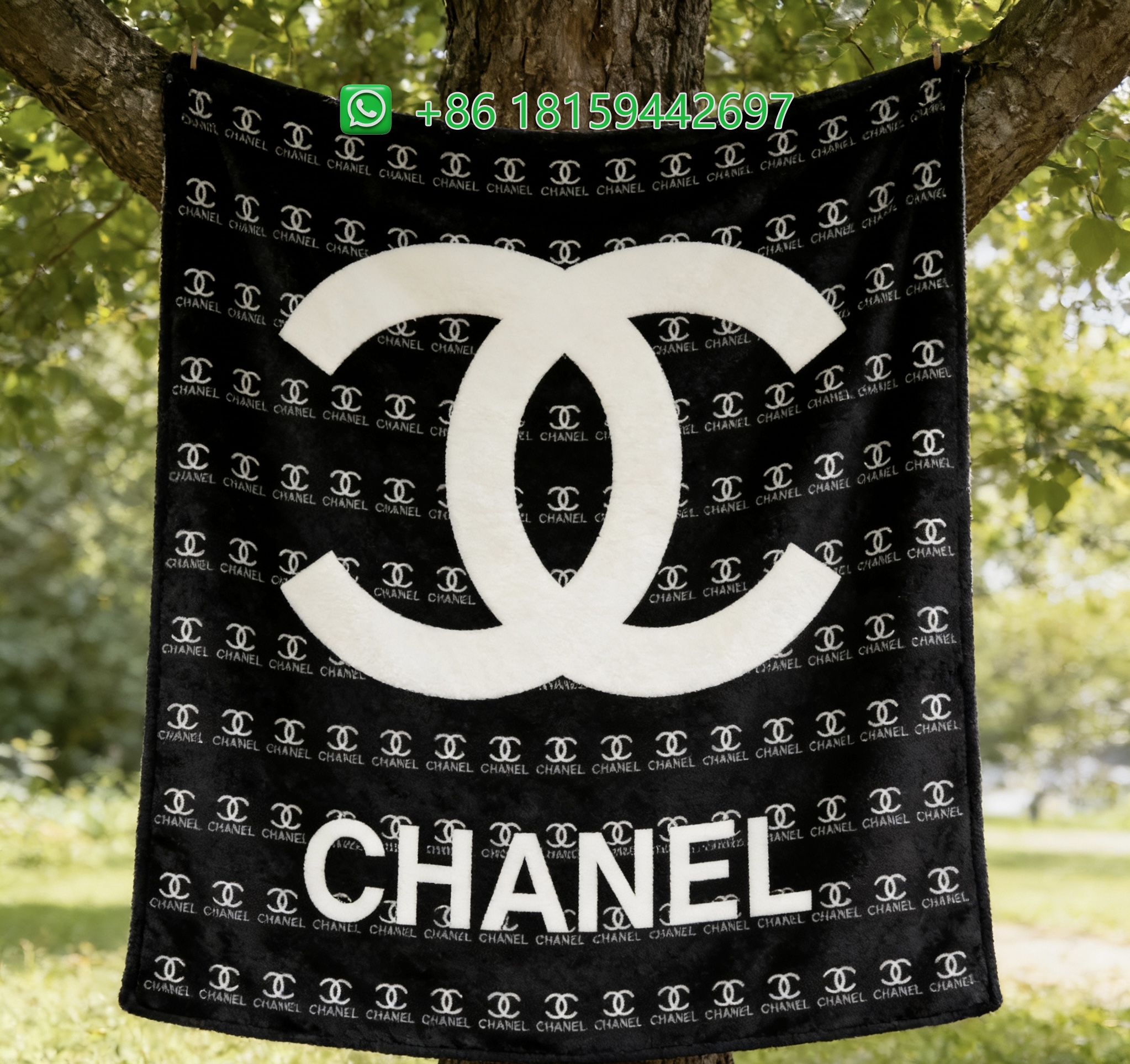 Chanel Throw Blankets